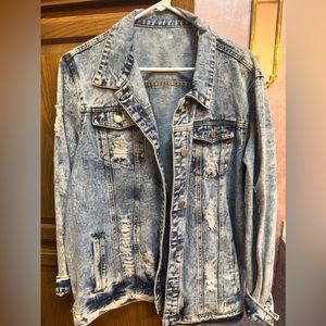 Distressed Jean Jacket